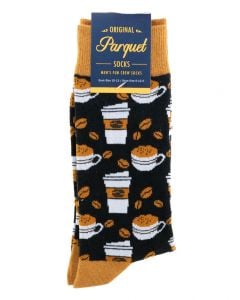Parquet Men's Socks Coffee