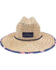 Simply Southern Straw Hats Flamingo