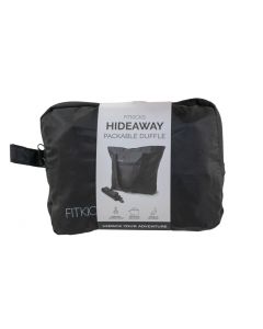 FitKicks Hideaway Packable Duffle Black