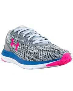 Under Armour Women's Charged Impluse 2 Knit Blue Grey