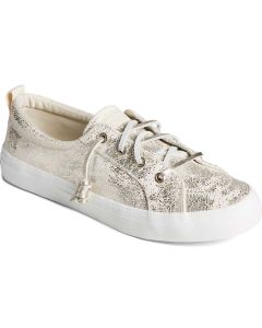 Sperry Women's Crest Vibe Painted Leather White
