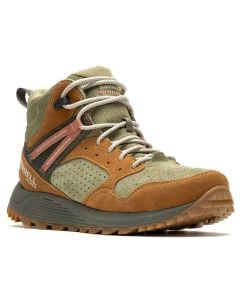 Merrell Women's Wildwood Mid Leather WP Forest