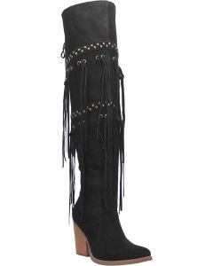 Dingo Women's #Witchy Woman Leather Boot Black