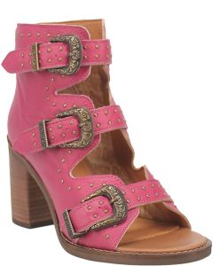 Dingo Women's #Ziggy Leather Sandal Fuchsia