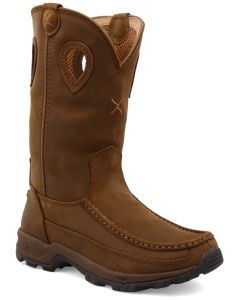 Twisted X Women's 10"" Pull On Hiker Boot Distressed Saddle