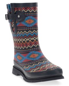 Western Chief Women's Country Stripe Mid Rain Boot