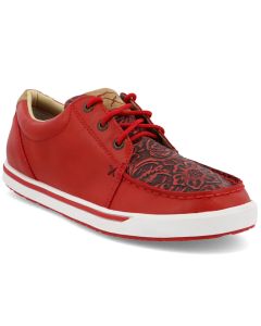 Twisted X Women's Kicks Cherry Red & Tooled Red
