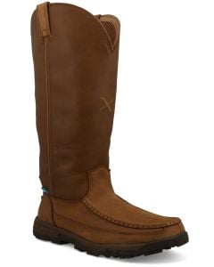 Twisted X Women's 16"" Snake Boot Lion Tan
