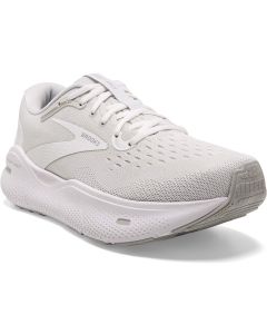 Brooks Women's Ghost Max White/Oyster/Metallic Silver