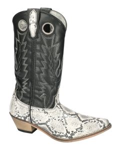 Smoky Mountain Boots Women's Diamondback White Black