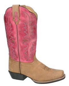 Smoky Mountain Boots Women's Hannah Brown Pink