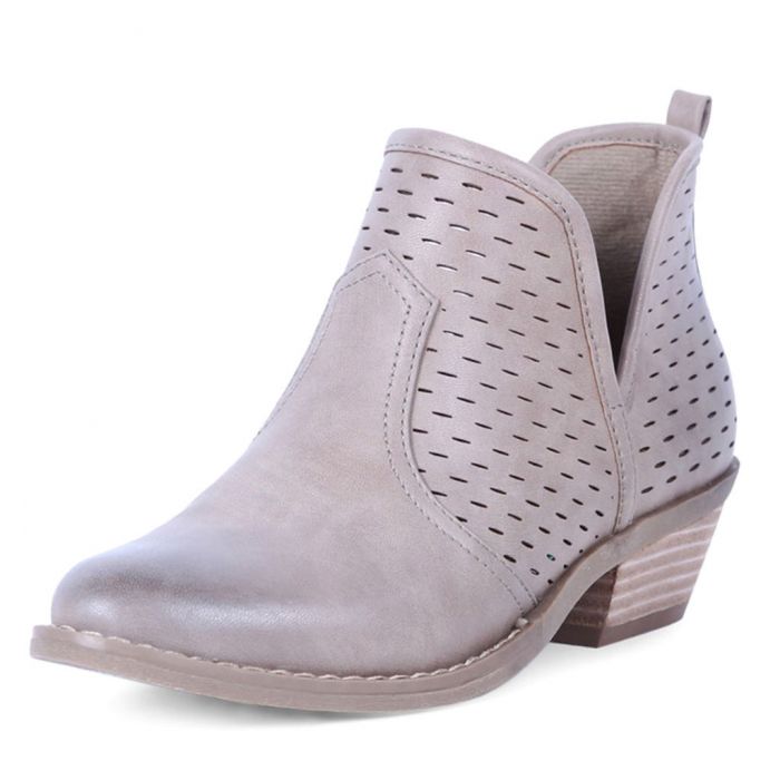 Report sales grey booties