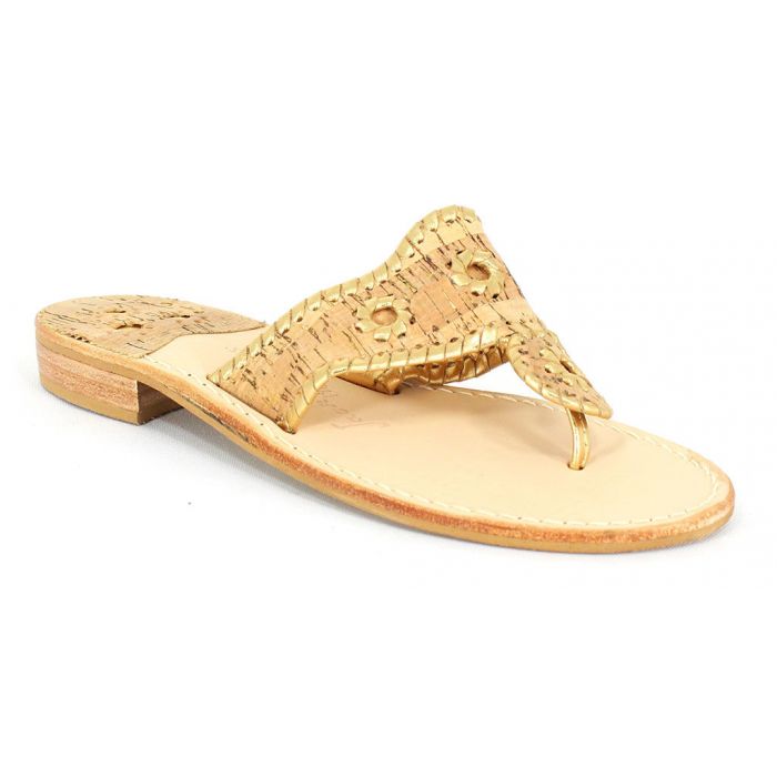 Jack Rogers Women S Napa Valley Natural Cork Gold Jack Rogers