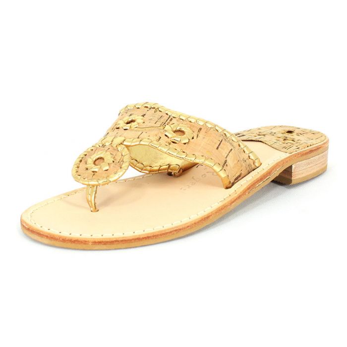 cork and gold jack rogers