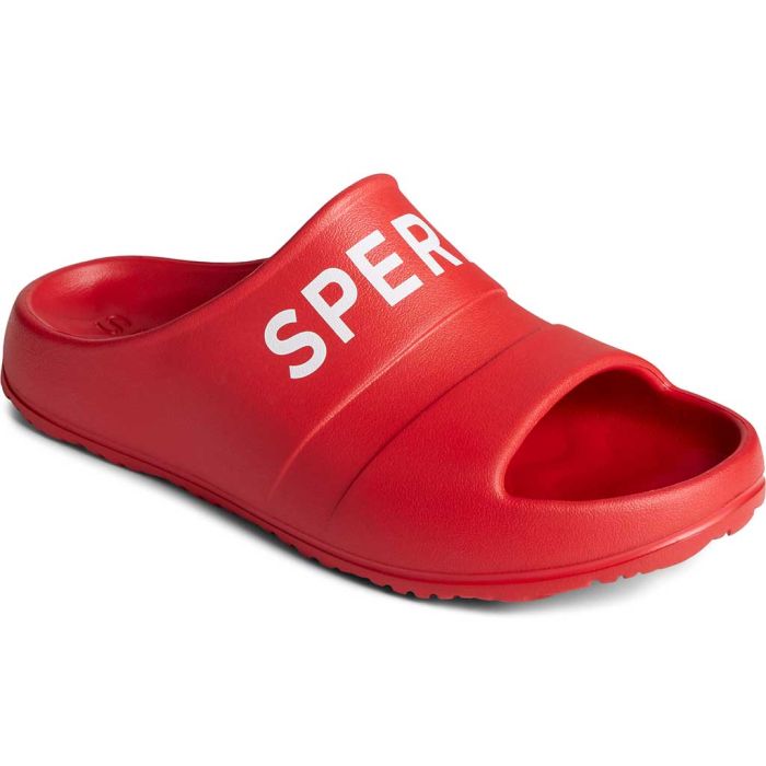 Sperry Men's Float Slide Logo Sandals - Red