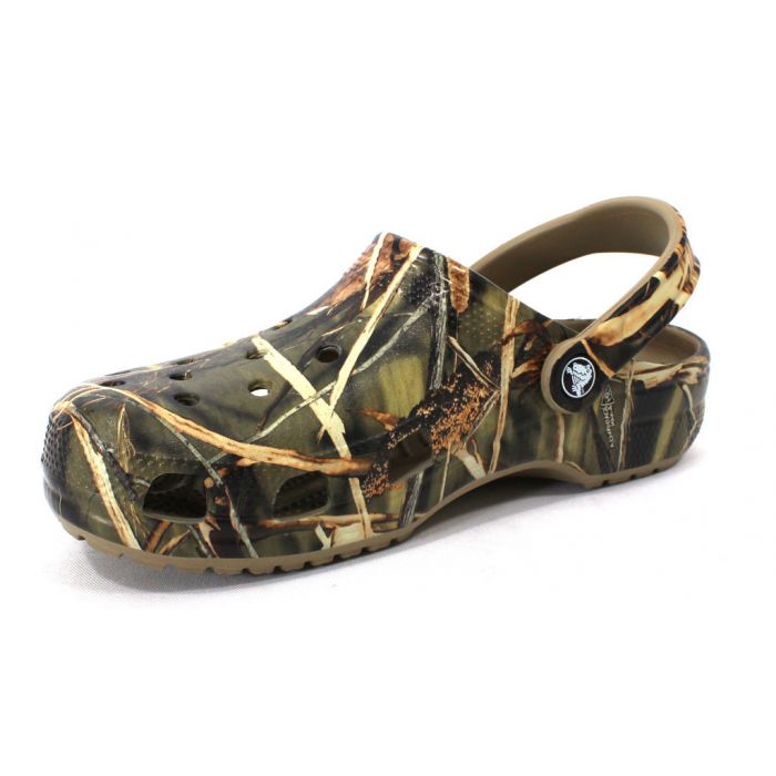 mens camo.crocs