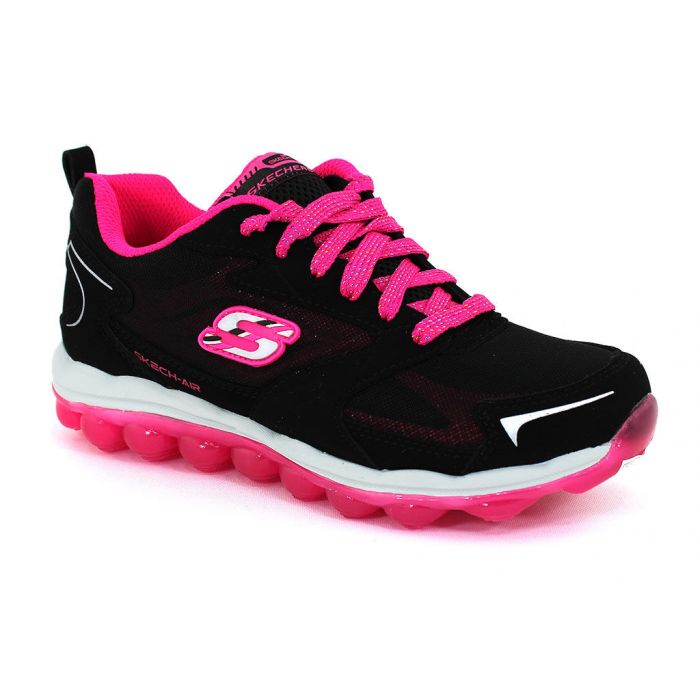 Skechers Girls Black and pink | Skechers