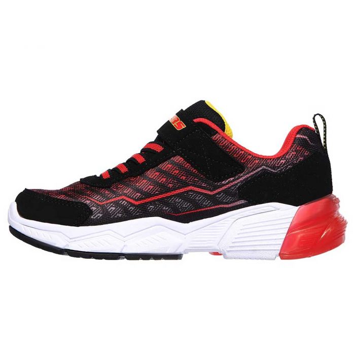 skechers black and red
