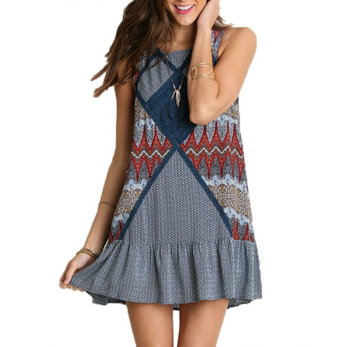 umgee sleeveless dress