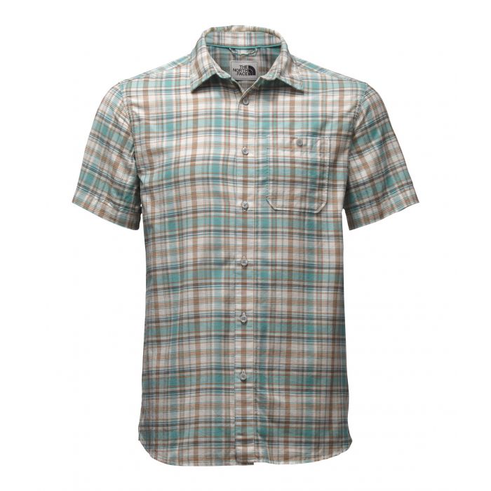 north face short sleeve button up