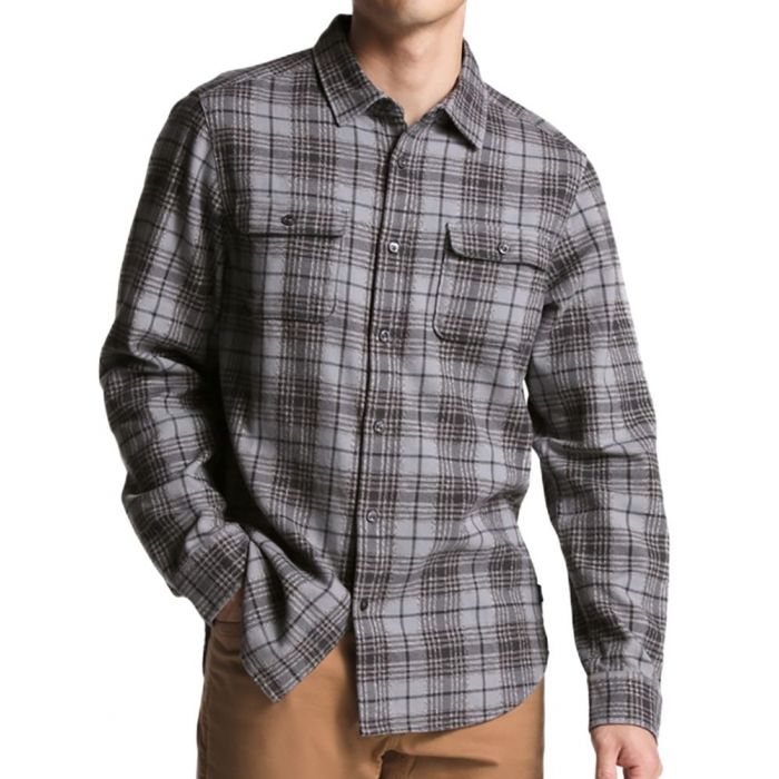 the north face men's long sleeve arroyo flannel