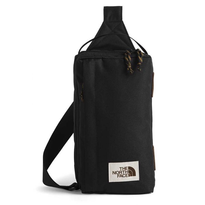 north face field bag black