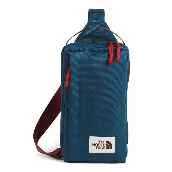 north face bag blue