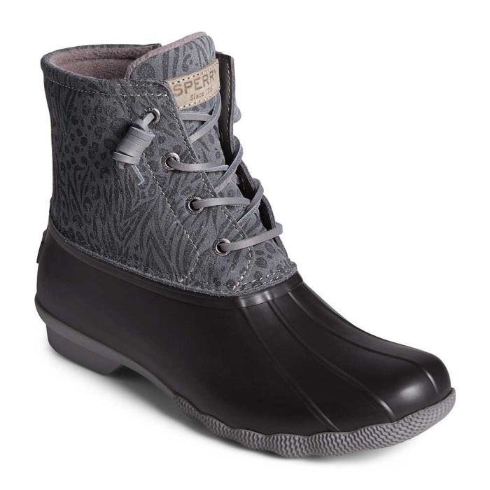 Womens grey 2024 sperry boots