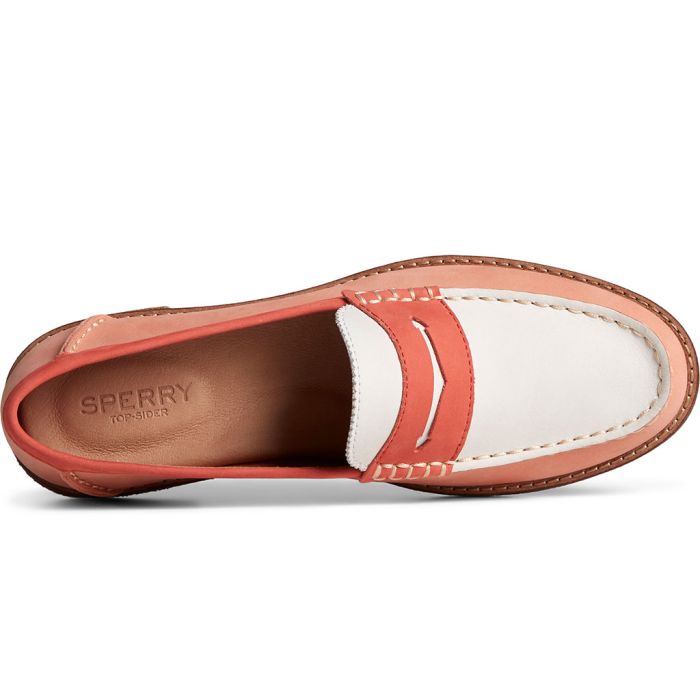 Women's seaport tri tone penny sale loafer