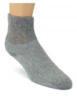 Foot Care Women's Diabetic and Circulatory Comfort Socks 2 Pack Grey