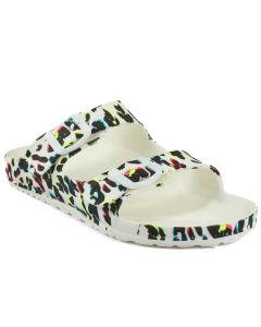 ES Originals Women's Pool Slide Neon Multi