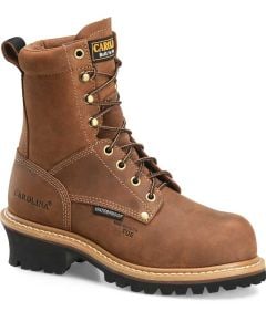 Carolina Women's 8 Inch WP Elm CT Logger Dark Brown