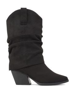 Soda Women's Otter Black Suede