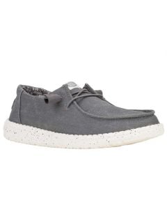 Hey Dude Women's Wendy Stretch Canvas Dark Grey