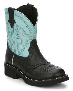 Justin Women's Gemma 8 Inch Western Boot Black