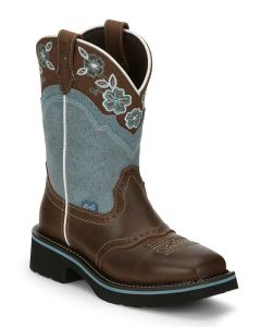 Justin Women's Starlina 11 Inch Western Boot Brown