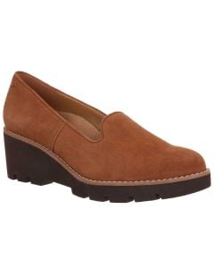 Vionic Women's Willa Wedge Toffee Suede