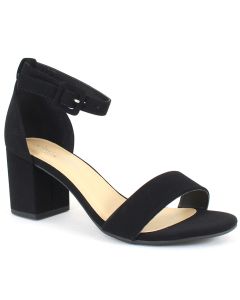 City Classified Women's Cake Black Suede