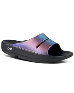 Oofos Women's Ooahh Luxe Midnight