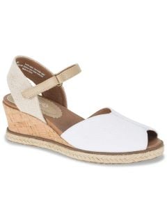 Baretraps Women's Odetta White Canvas