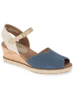 Baretraps Women's Odetta Navy Blue Canvas