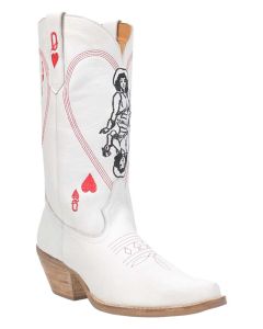 Dingo Women's Queen A Hearts White