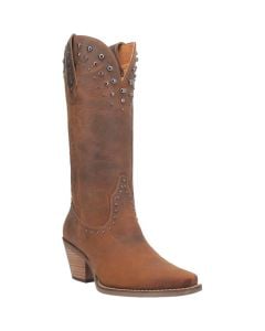 Dingo Women's Talkin' Rodeo Leather Boot Brown