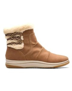 Clarks Women's Breeze Cozy Dark Sand