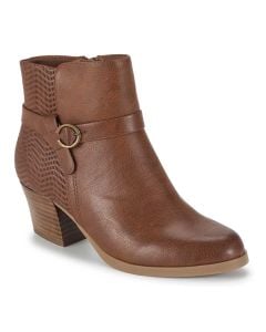 Baretraps Women's Linda Block Heel Bootie Cognac