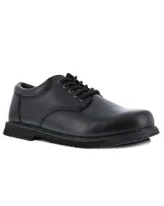 Grabbers Women's Friction Plain Toe Oxford Black