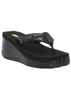 Volatile Women's Frappachino Black Croco