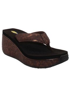 Volatile Women's Frappachino Bronze Python