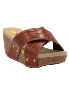 Volatile Women's Riverside Cognac Croco