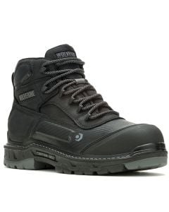 Wolverine Men's Overpass CarbonMax 6 Inch CT WP Black Grey